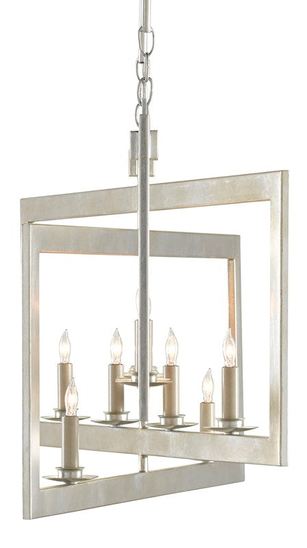 Middleton Rectangular Silver Chandelier