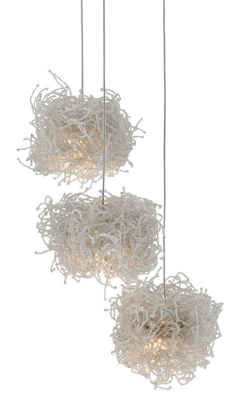 Birds Nest 3-Light Multi-Drop Pendant