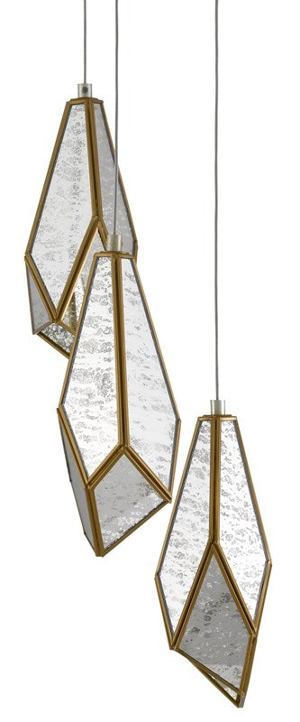 Glace 3-Light Multi-Drop Pendant