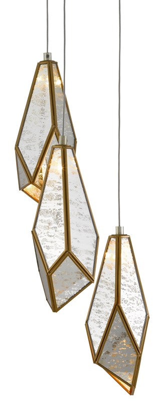 Glace 3-Light Multi-Drop Pendant