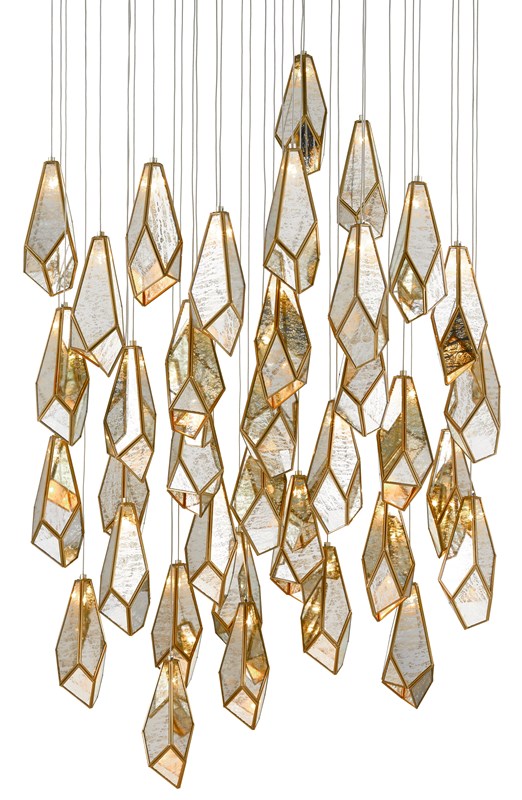 Glace 36-Light Multi-Drop Pendant