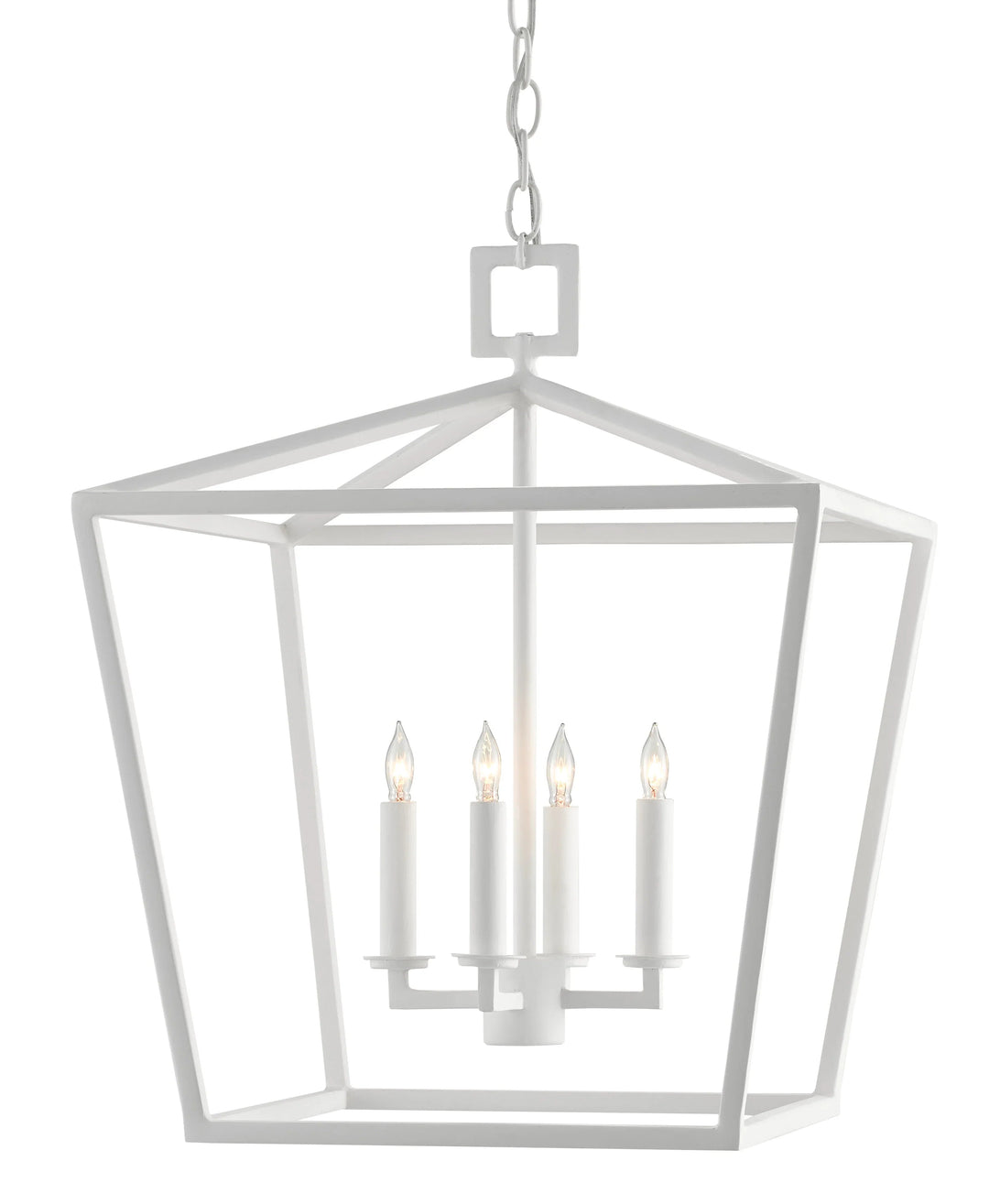 Denison Medium White Lantern