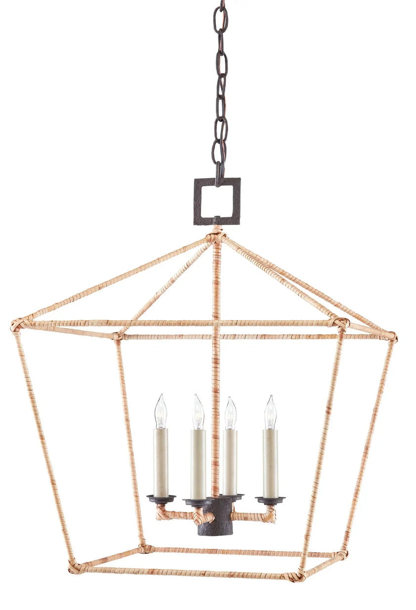 Denison Rattan Medium Lantern