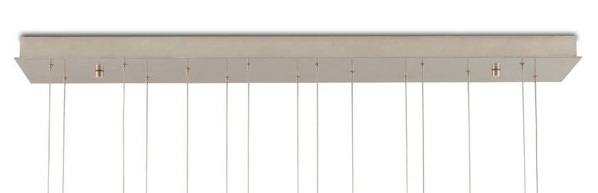 Escenia Rectangular 15-Light Multi-Drop Pendant