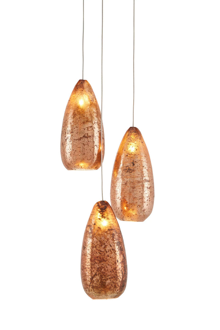 Rame 3-Light Multi-Drop Pendant