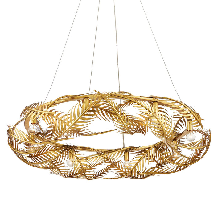 Queenbee Palm Ring Chandelier