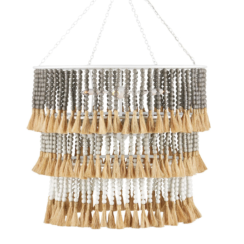 St. Barts Taupe Chandelier