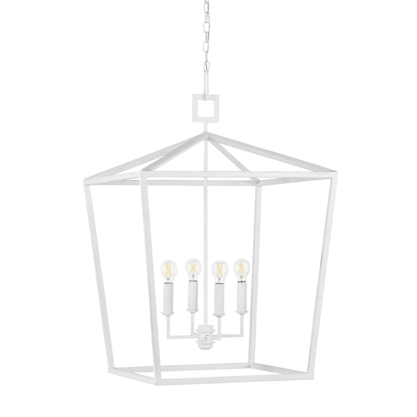 Denison White Grande Chandelier