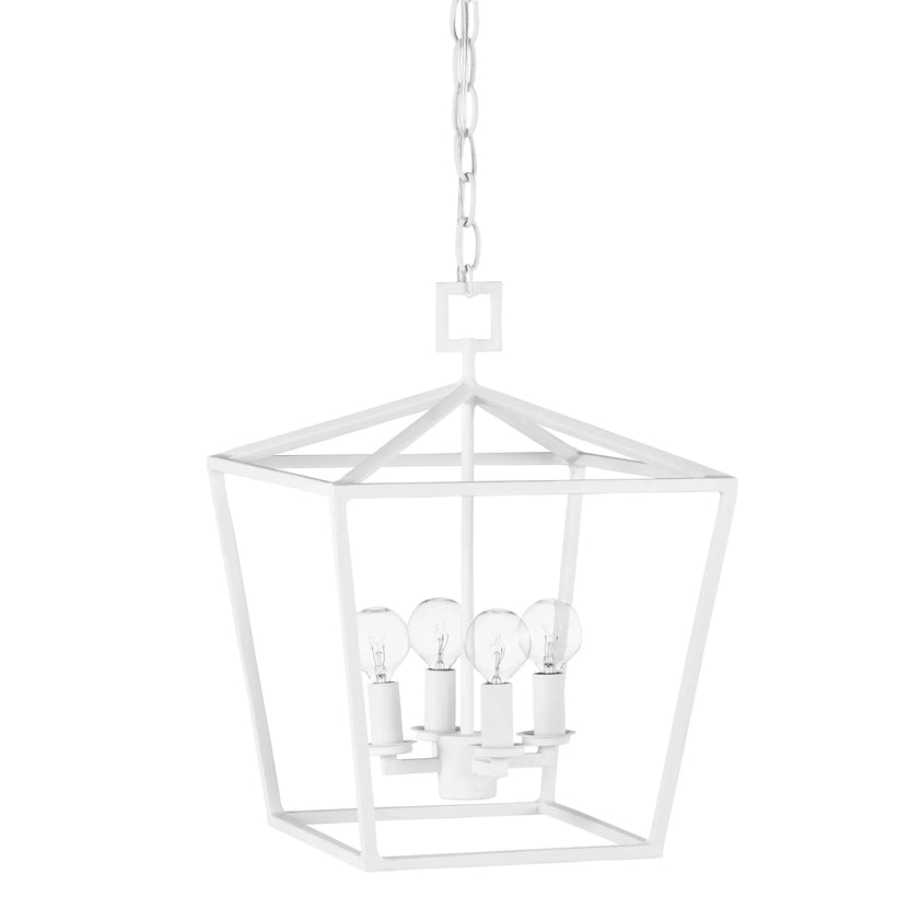 Denison White Small Chandelier