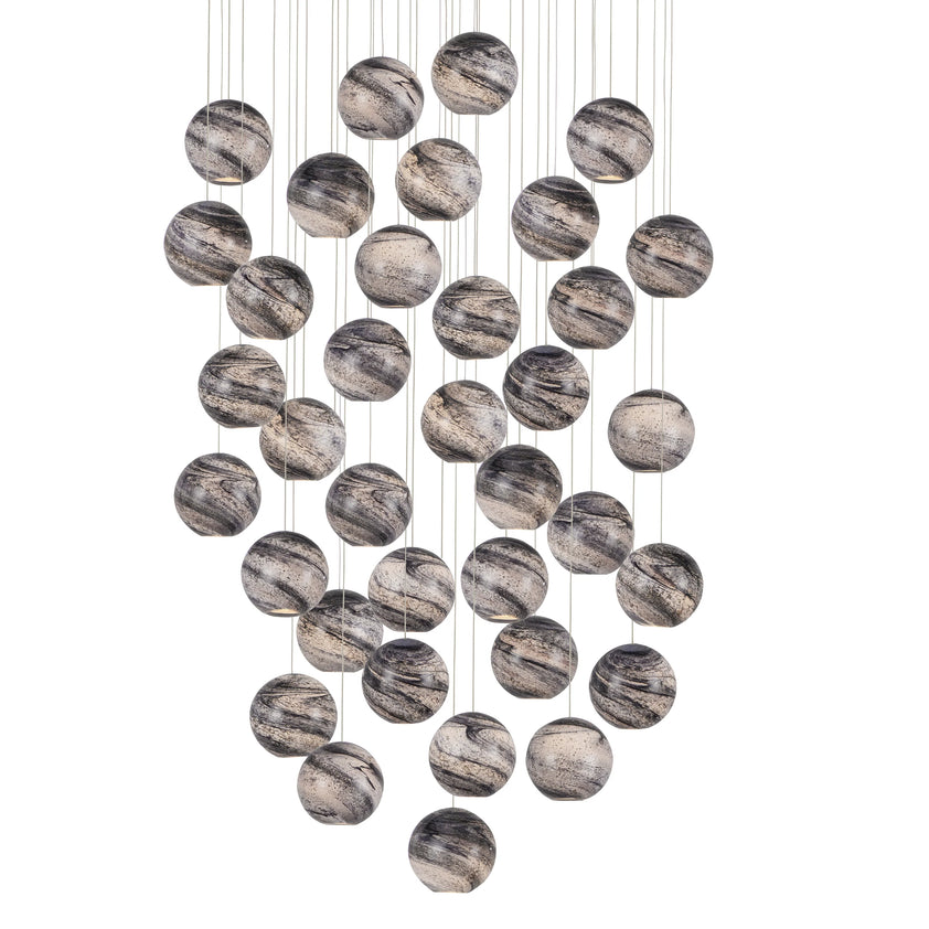 Palatino 36-Light Multi-Drop Pendant