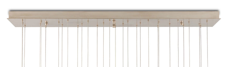 Glace White 30-Light Multi-Drop Pendant