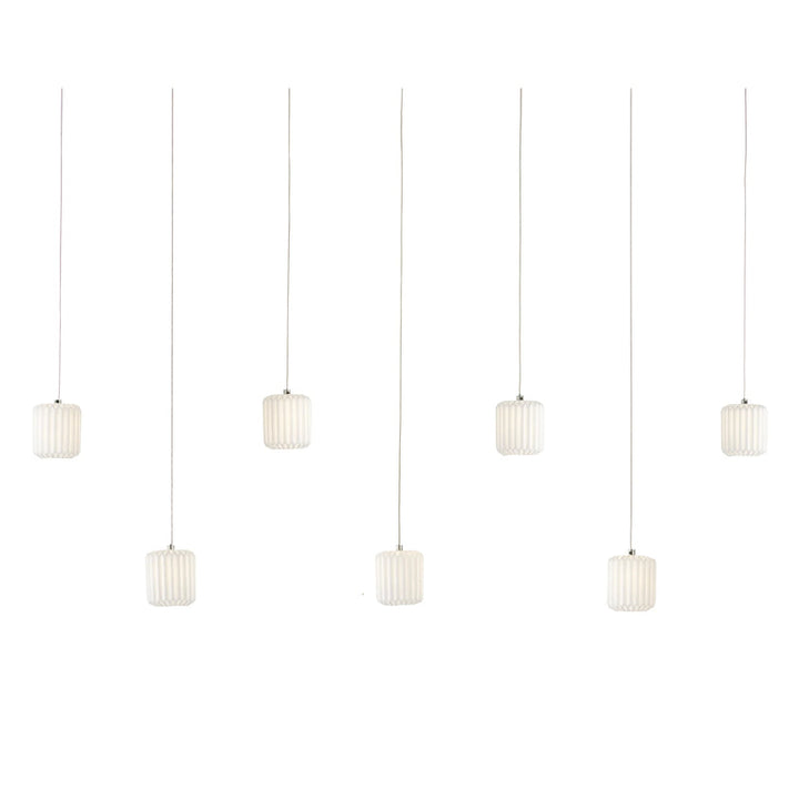 Dove Rectangular 7-Light Multi-Drop Pendant