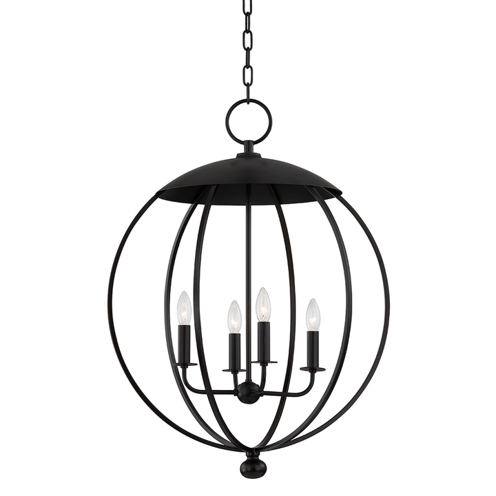 Wesley 4 Light Lantern - Aged Iron