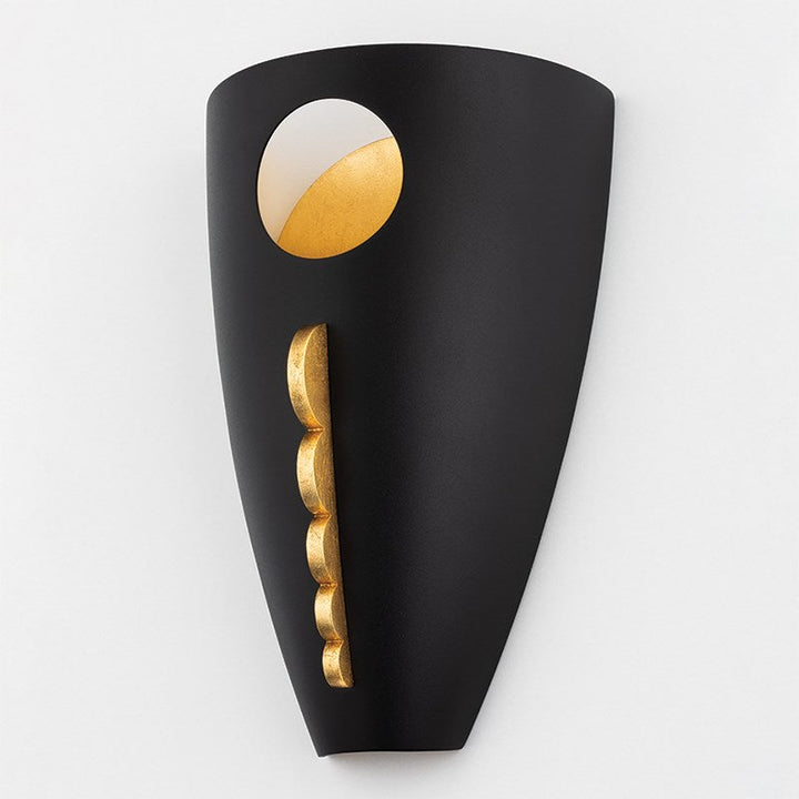 Ari Wall Sconce - Gold Leaf/White