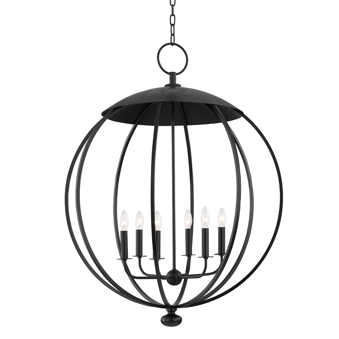 Wesley 6 Light Lantern - Aged Iron