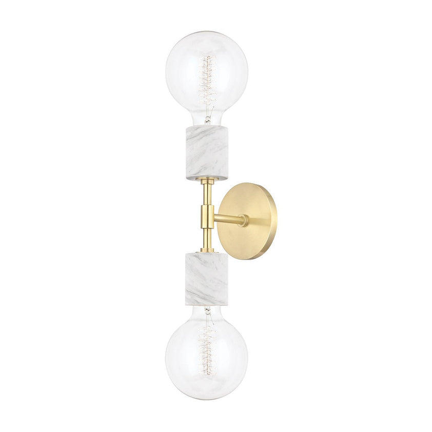 Asime Wall Sconce 20" - Aged Brass