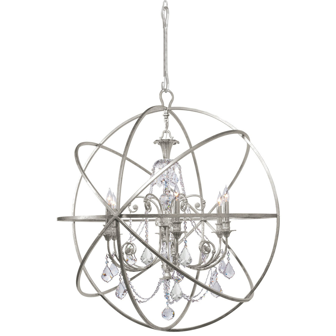 Solaris 6 Light English Bronze Chandelier