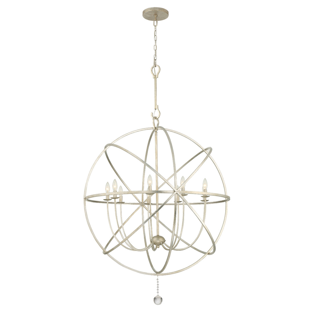 Solaris 9 Light English Bronze Sphere Chandelier