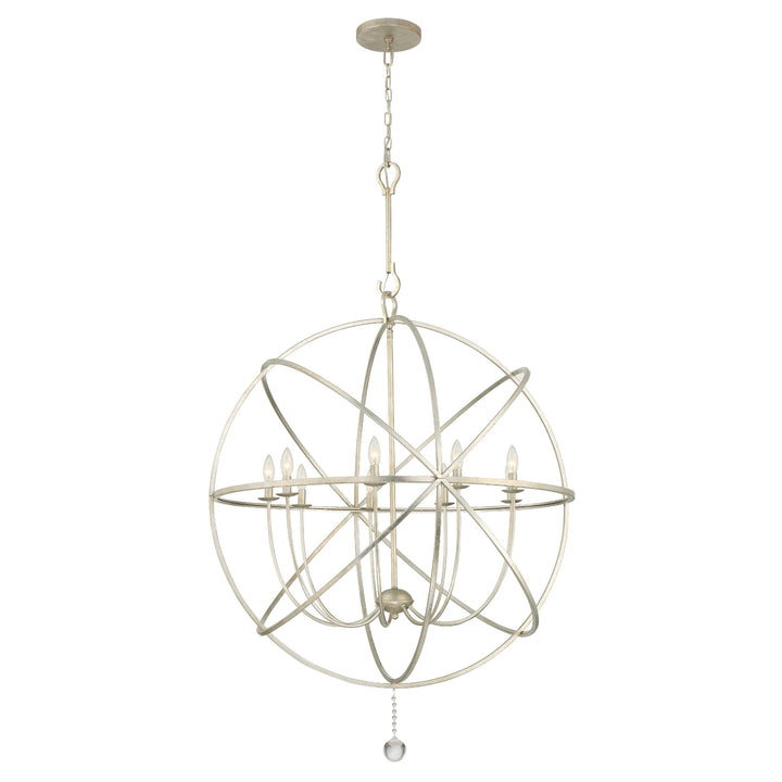 Solaris 9 Light English Bronze Sphere Chandelier