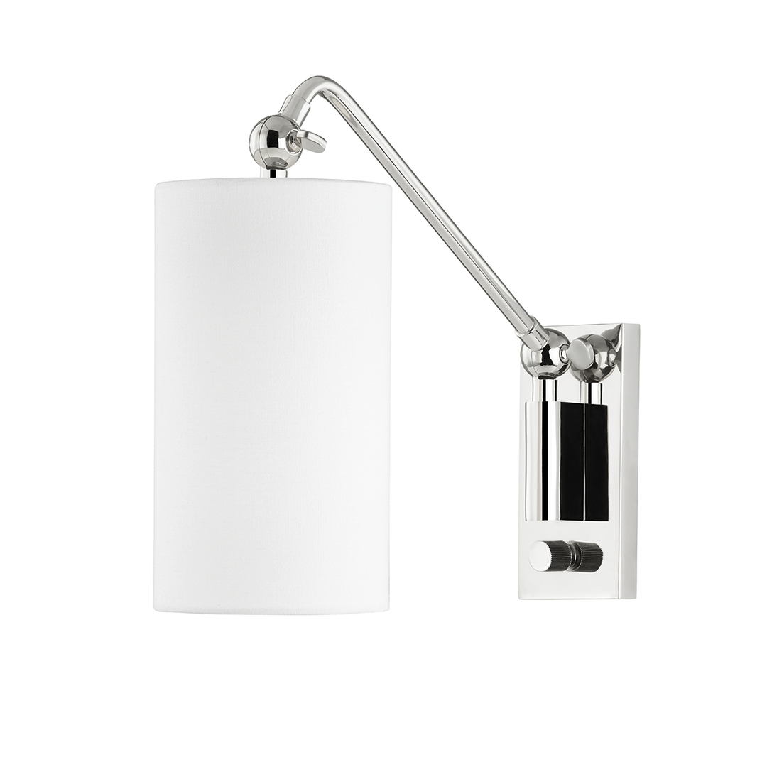 Wayne Wall Sconce - Polished Nickel