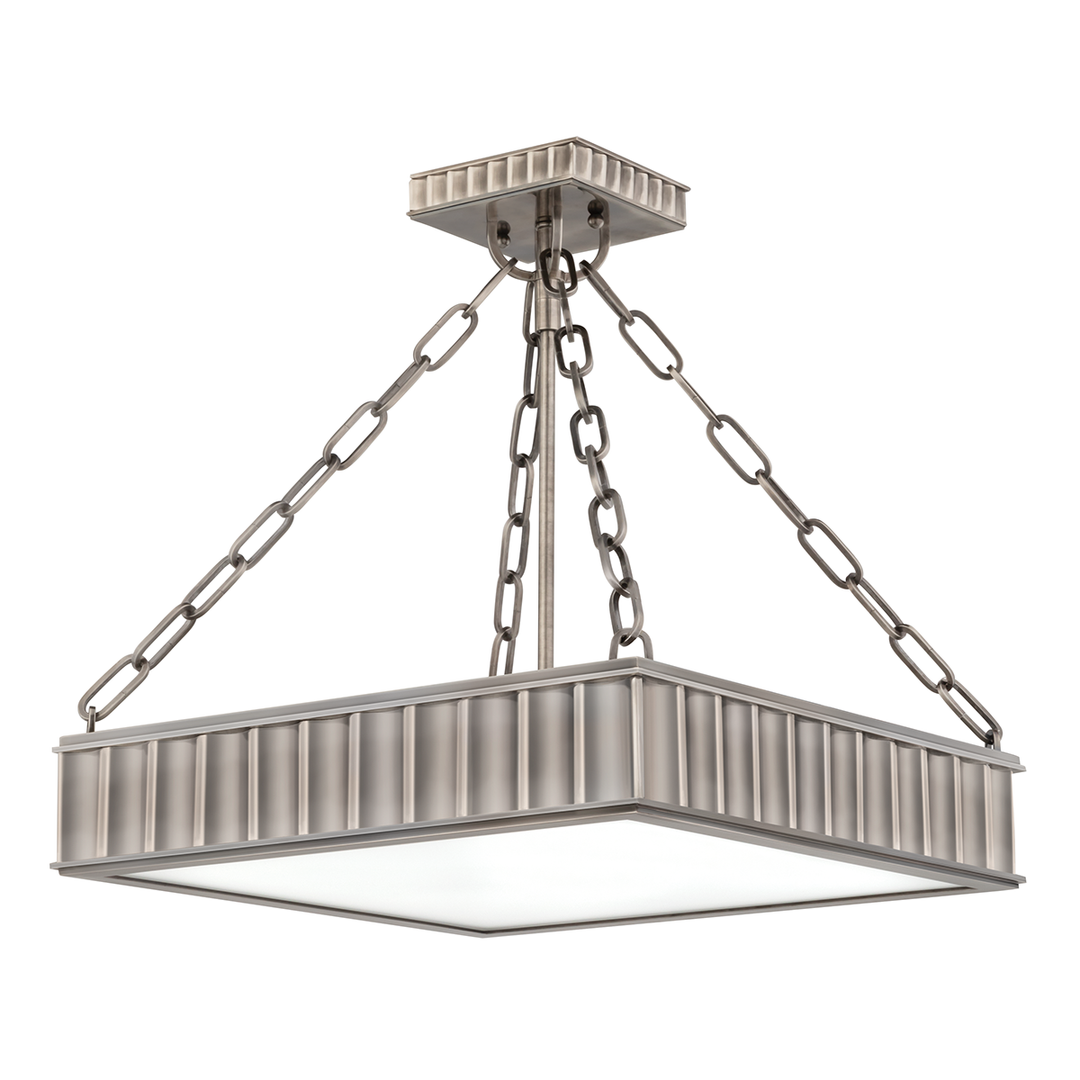 Middlebury Semi Flush 16" - Historic Nickel