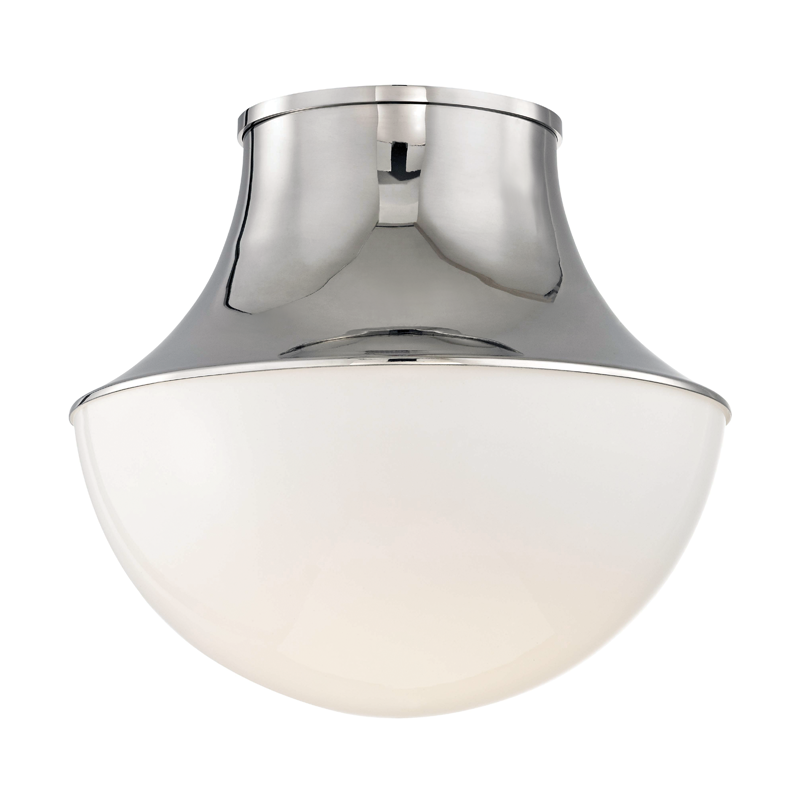 Lettie Flush Mount 14" - Polished Nickel