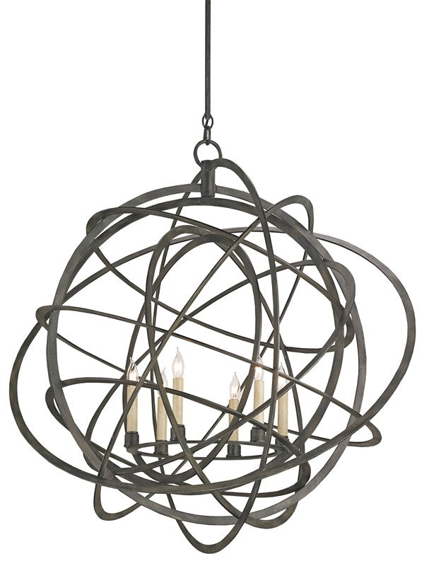 Genesis Black Orb Chandelier