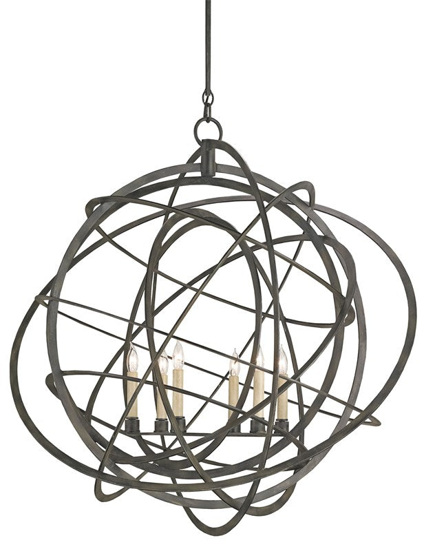 Genesis Black Orb Chandelier