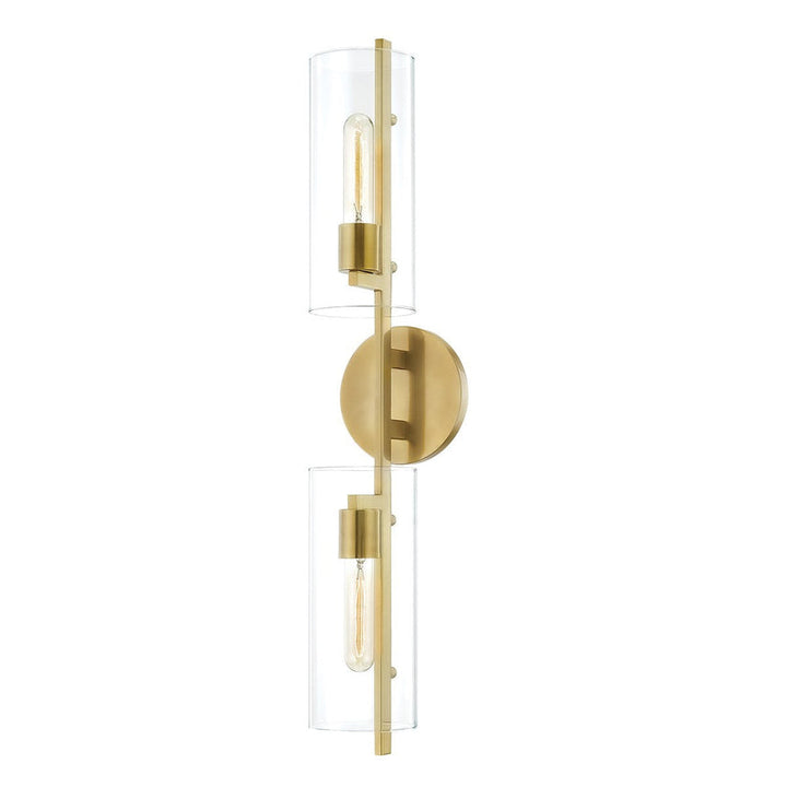 Ariel Wall Sconce 28" - Aged Brass