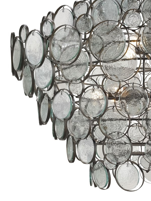 Galahad Large Recycled Glass Chandelier