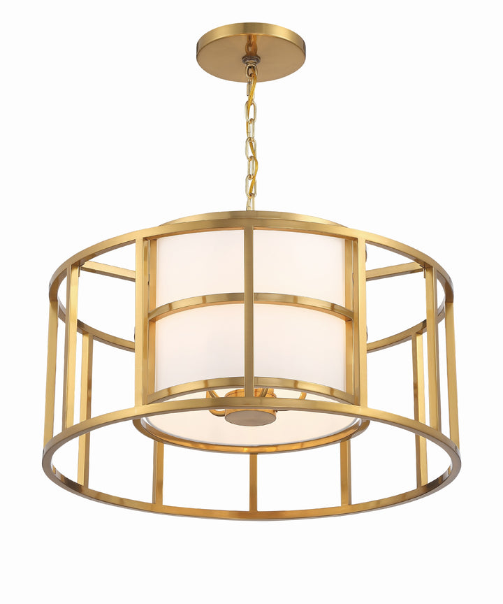 Crystorama Brian Patrick Flynn Hulton 5 Light Luxe Gold Chandelier