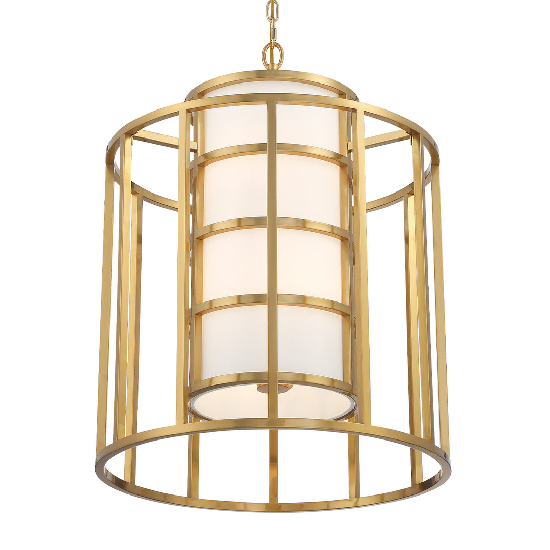 Crystorama Brian Patrick Flynn Hulton 6 Light Luxe Gold Chandelier