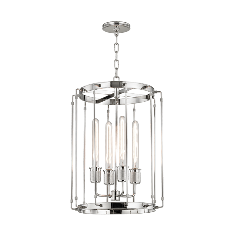 Hyde Park Pendant 24" - Polished Nickel