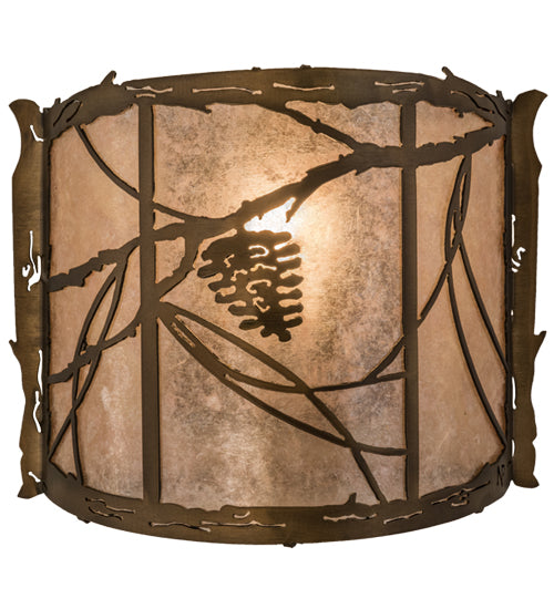 12"W Whispering Pines Wall Sconce