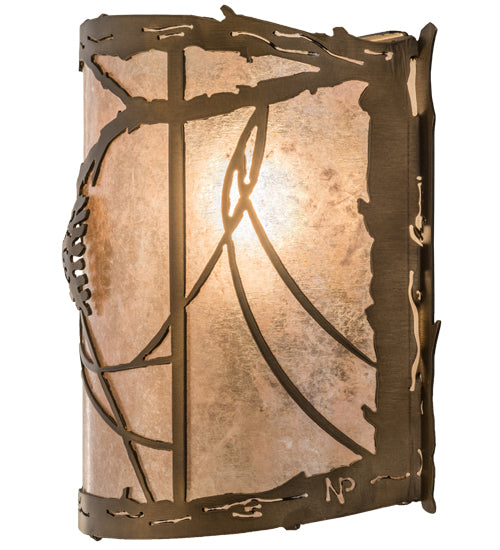 12"W Whispering Pines Wall Sconce