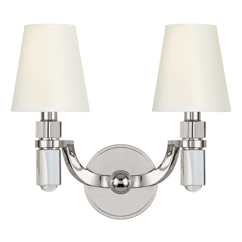 Dayton Wall Sconce 13" - Polished Nickel