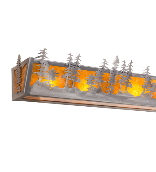 60" Wide Tall Pines Vanity Light