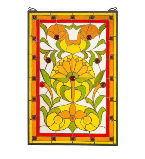 20"W X 30"H Picadilly Stained Glass Window