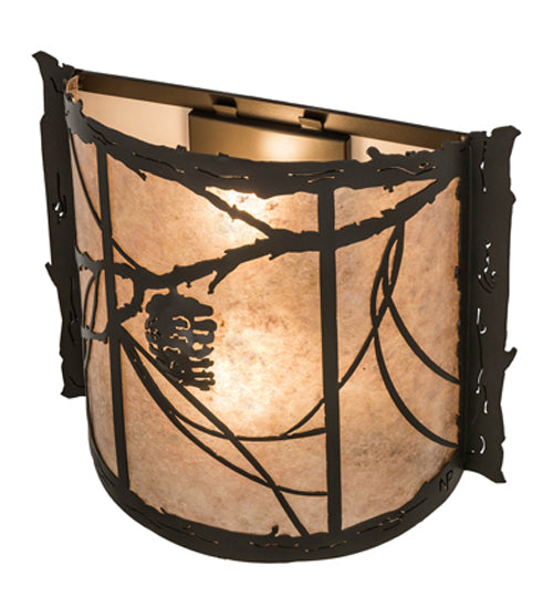 15"W Whispering Pines Wall Sconce