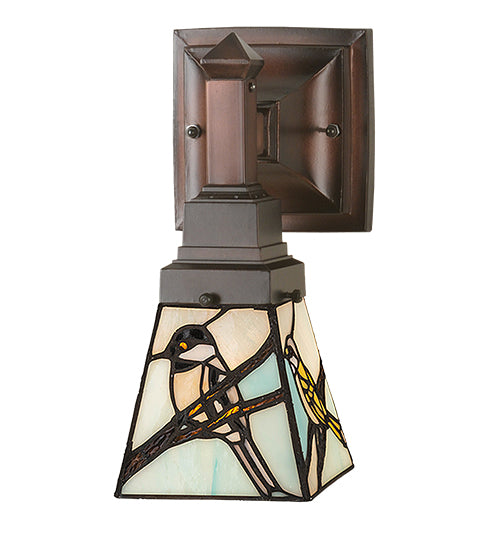 5"W Backyard Friends Wall Sconce