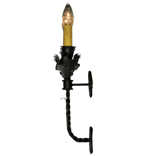 18.5"W Victorian Theatre 5 Lt Wall Sconce