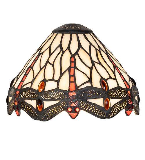 7" Wide Tiffany Hanginghead Dragonfly Shade