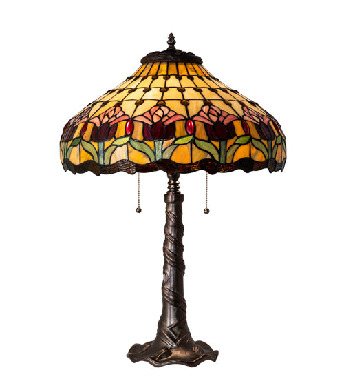 26" High Colonial Tulip Table Lamp