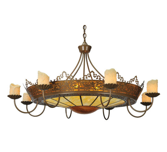 47"W Stanley 8 Arm Chandelier