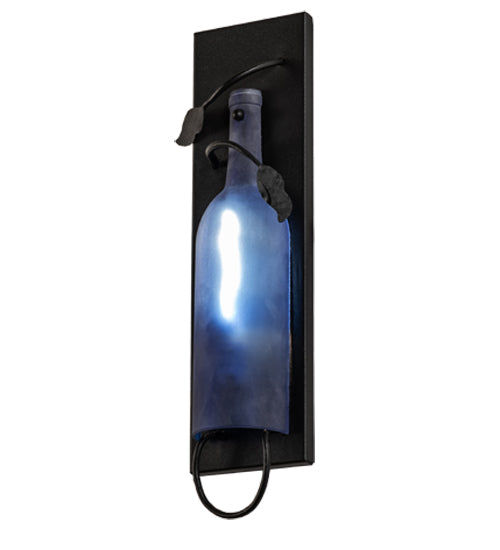 4" Wide Tuscan Vineyard Wine Bottle Wall Sconce