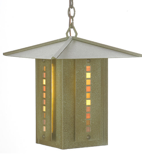 14"Sq Moss Creek Stepping Stone Lantern Pendant