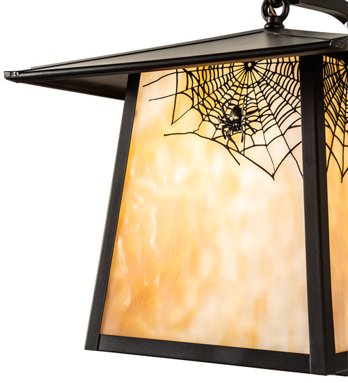 12" Wide Stillwater Spider Web Curved Arm Wall Sconce