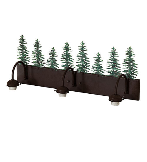 28" Wide Tall Pines 3 Light Vanity Light