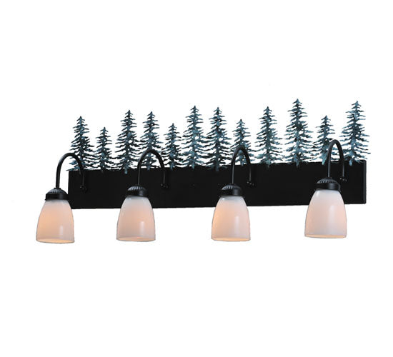 34"W Tall Pines 4 Lt Vanity Light