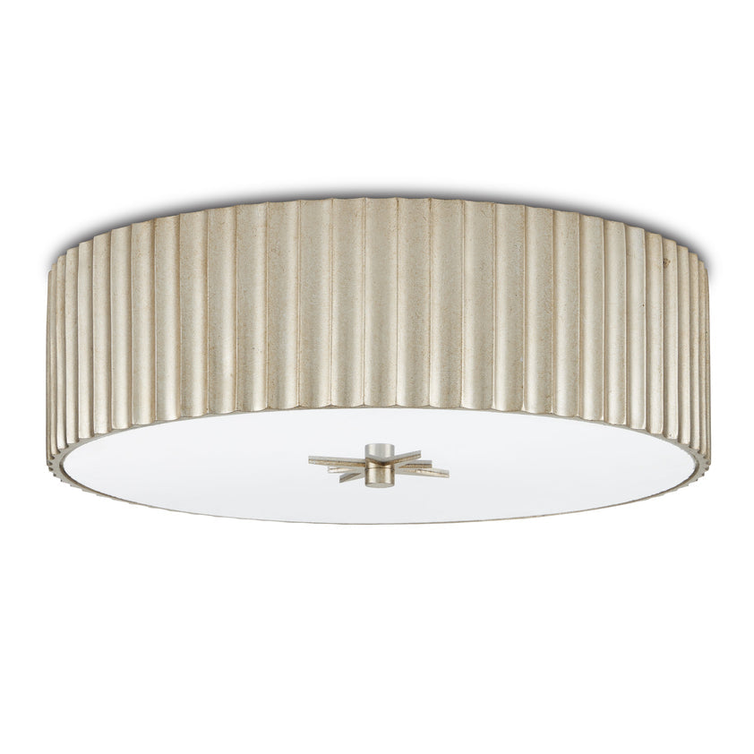 Caravel Silver Flush Mount